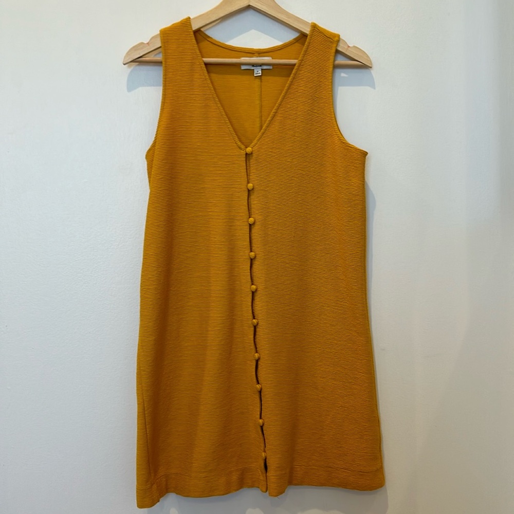 Madewell Texture & Thread Button-Front Tank Dress - image 5